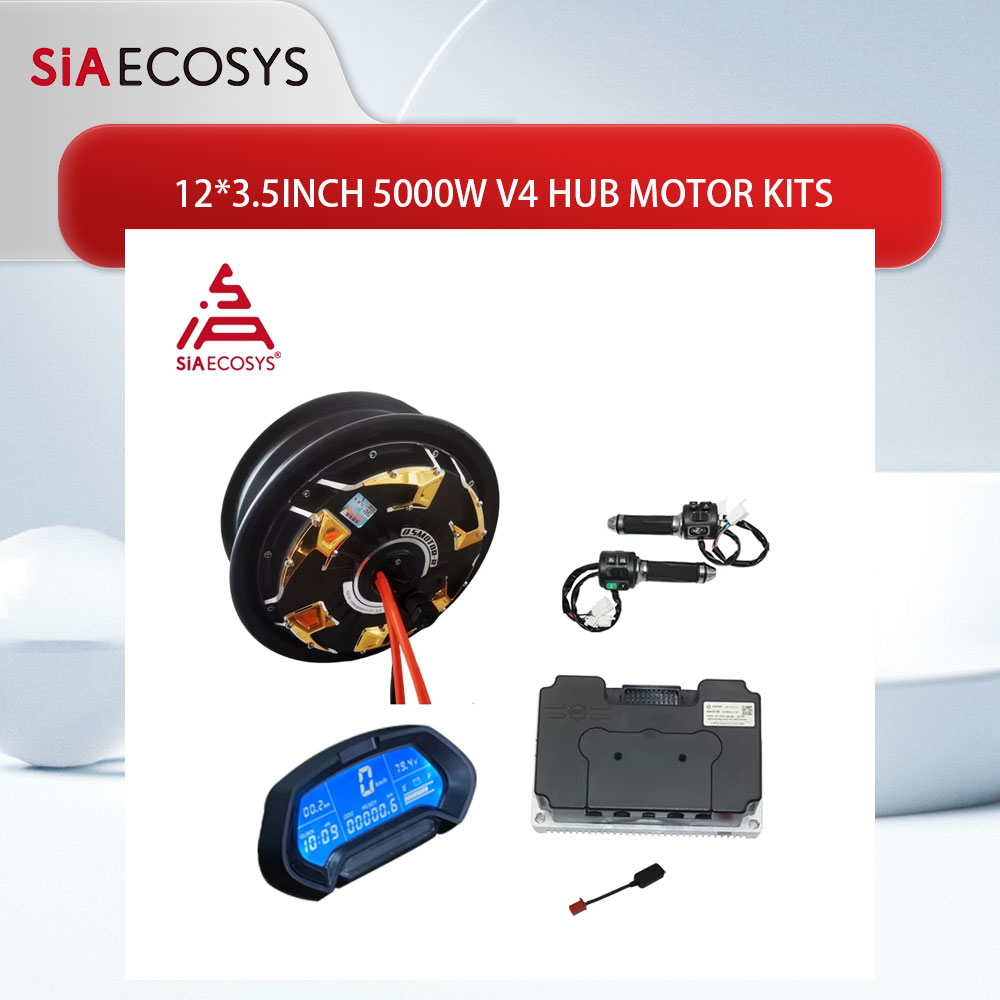 5000W Hub Motor Kit 72V - QS Motor 12*3.5 inç 5000W V4