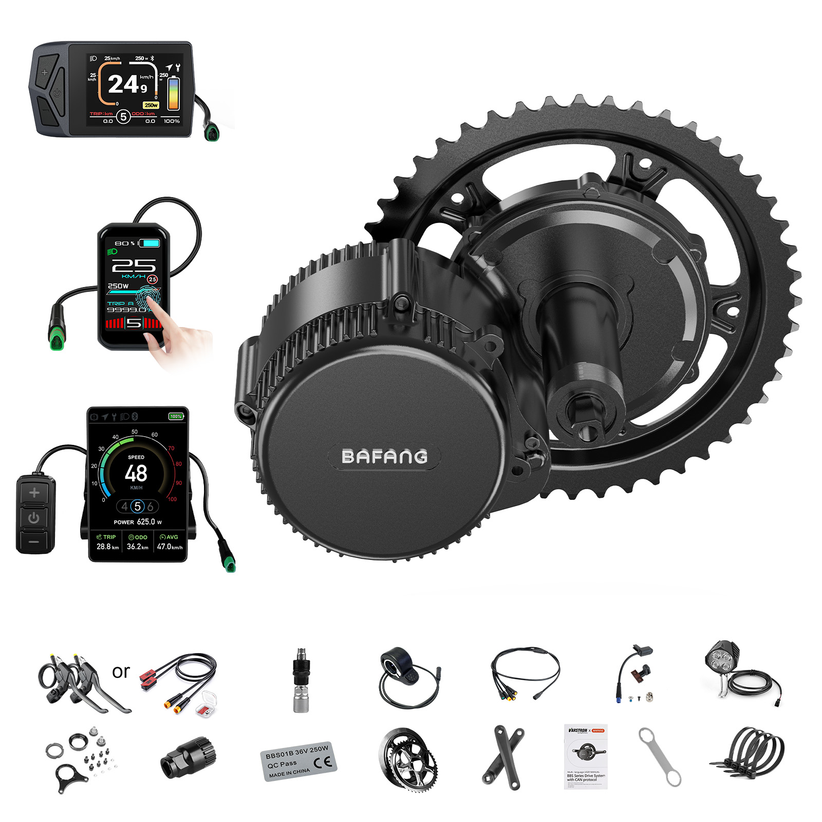 [ABD Yerel Gönderim] Bafang Mo - Torque Sensor Mid Drive Motor Kit incelemesi ve fiyatı