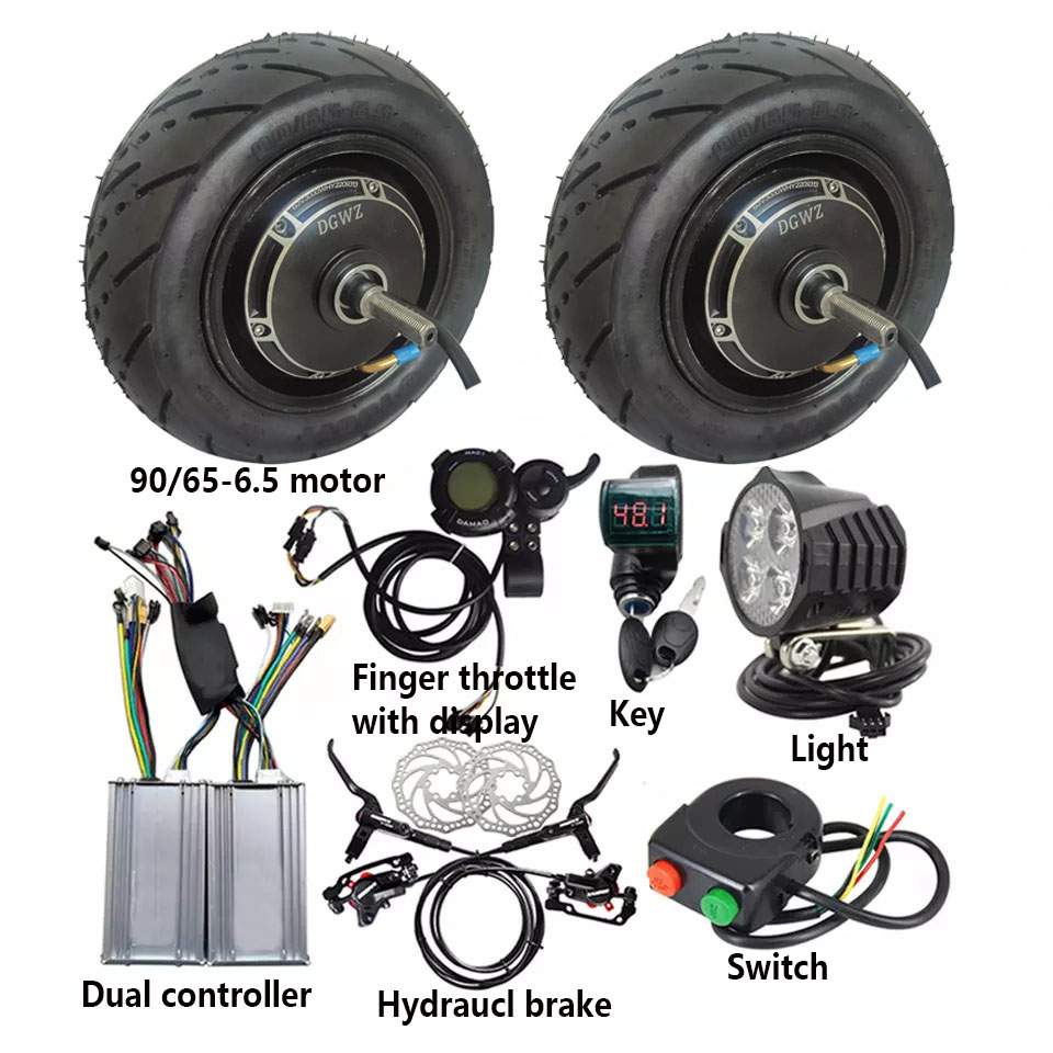 48V 2000w E-bisiklet Dönüşüm K - Dual Motor Ebike Kit 2000W incelemesi ve fiyatı