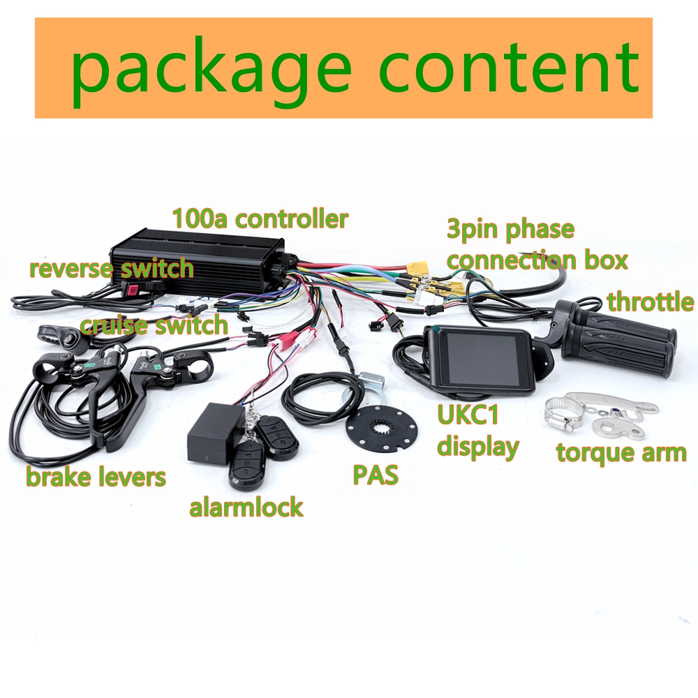 NBpower 170/190mm Dropout 48-7 - 5000W Hub Motor Kit 72V incelemesi ve fiyatı