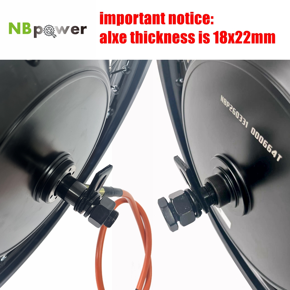 NBpower/170mm Dropout QS 273 4 - 72V 8000W Brushless Hub Motor incelemesi ve fiyatı